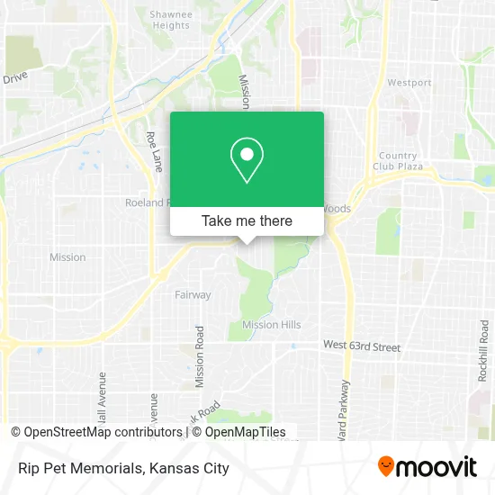 Rip Pet Memorials map