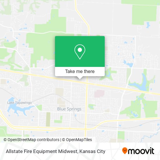 Mapa de Allstate Fire Equipment Midwest