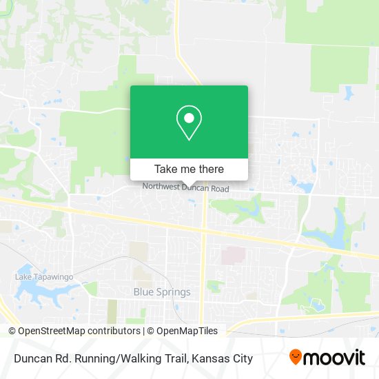 Duncan Rd. Running / Walking Trail map