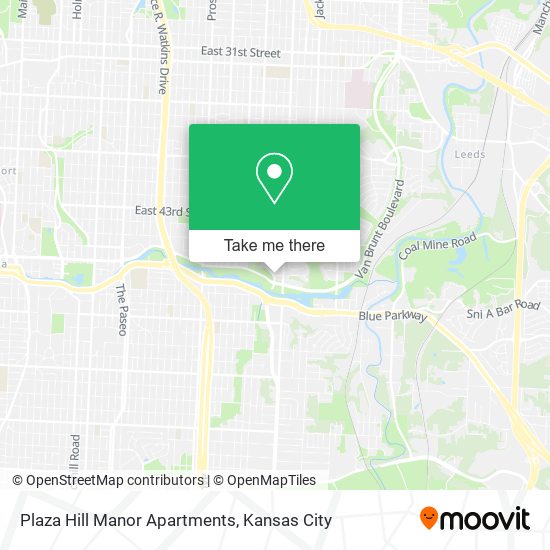 Plaza Hill Manor Apartments map