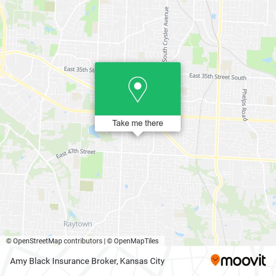 Amy Black Insurance Broker map