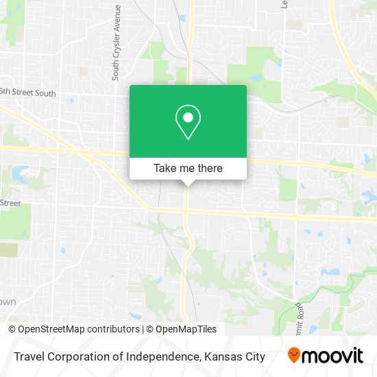 Travel Corporation of Independence map