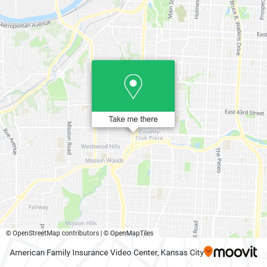 American Family Insurance Video Center map