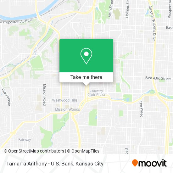 Tamarra Anthony - U.S. Bank map