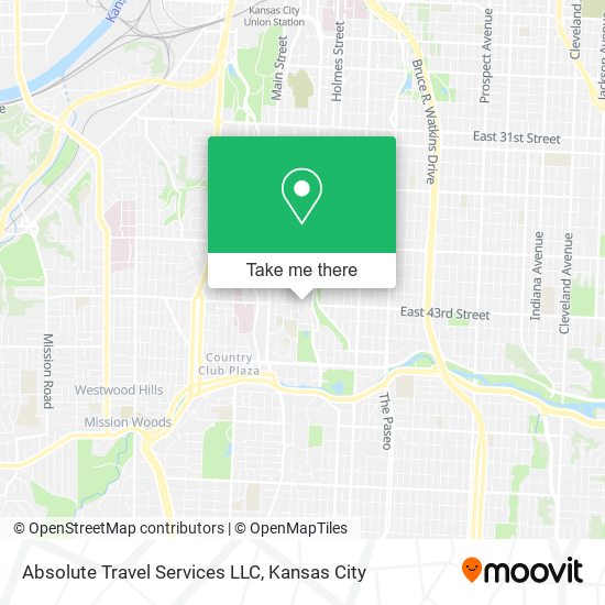 Mapa de Absolute Travel Services LLC