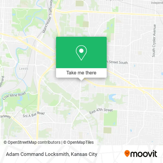 Adam Command Locksmith map