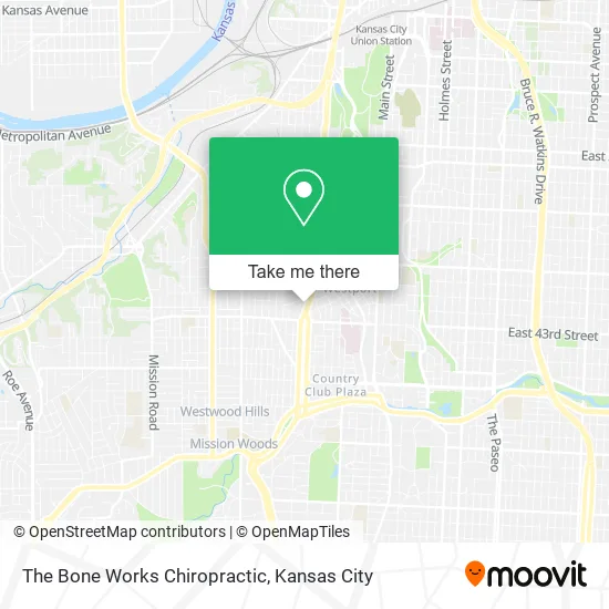 The Bone Works Chiropractic map