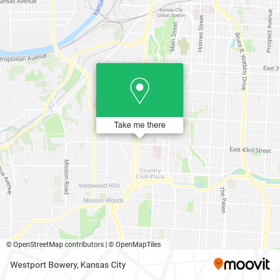 Mapa de Westport Bowery