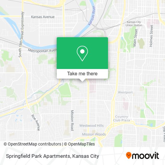 Mapa de Springfield Park Apartments