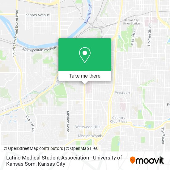 Latino Medical Student Association - University of Kansas Som map