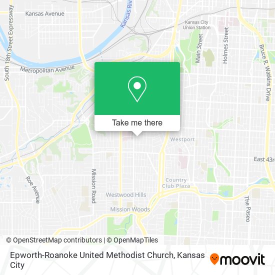 Epworth-Roanoke United Methodist Church map