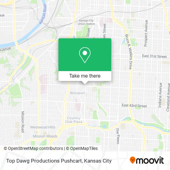 Top Dawg Productions Pushcart map