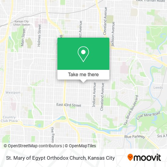 St. Mary of Egypt Orthodox Church map