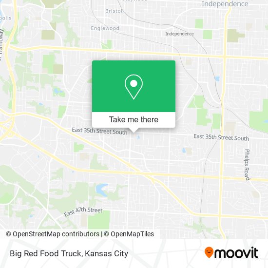 Mapa de Big Red Food Truck