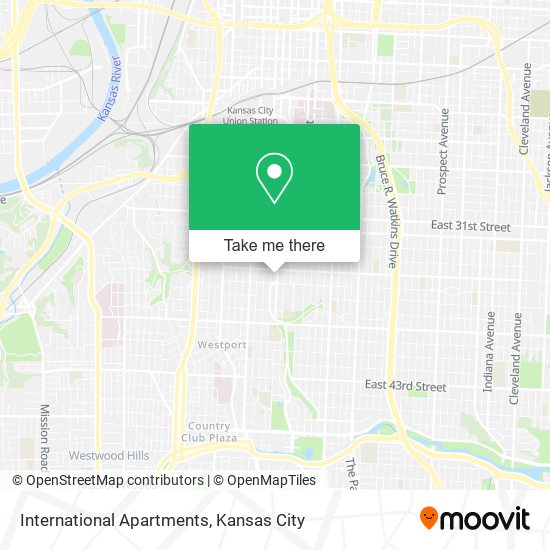 International Apartments map