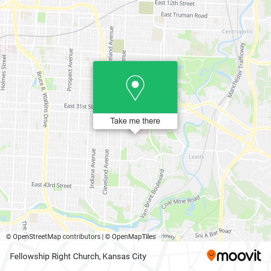 Mapa de Fellowship Right Church