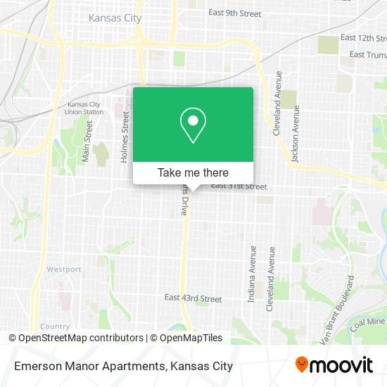 Mapa de Emerson Manor Apartments