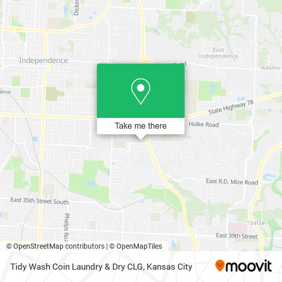 Tidy Wash Coin Laundry & Dry CLG map