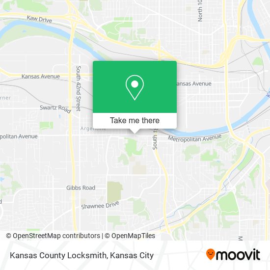 Kansas County Locksmith map