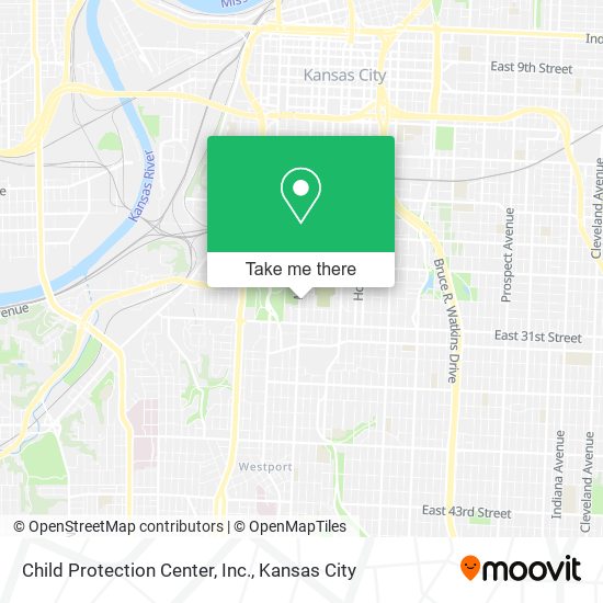 Mapa de Child Protection Center, Inc.