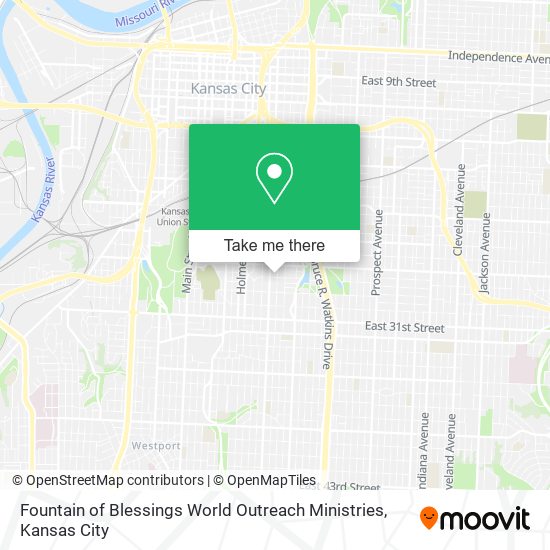 Mapa de Fountain of Blessings World Outreach Ministries