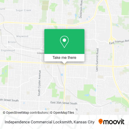 Independence Commercial Locksmith map