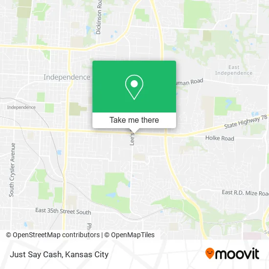 Mapa de Just Say Cash