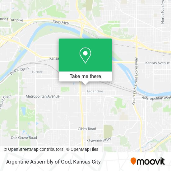 Mapa de Argentine Assembly of God