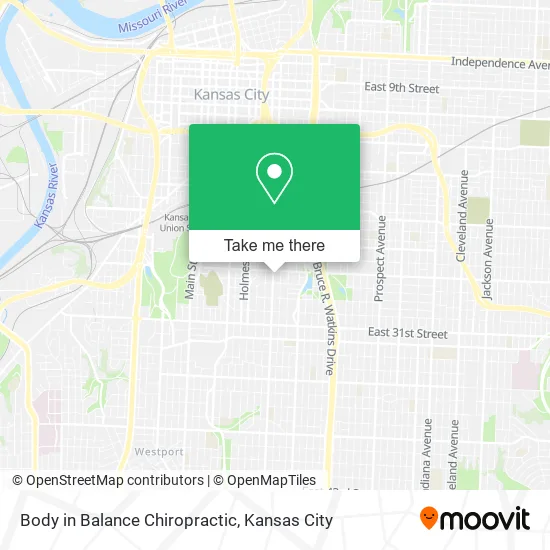 Body in Balance Chiropractic map