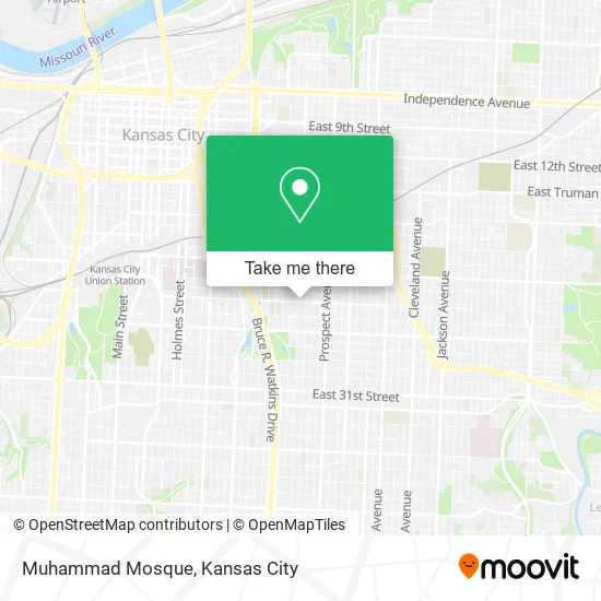 Muhammad Mosque map