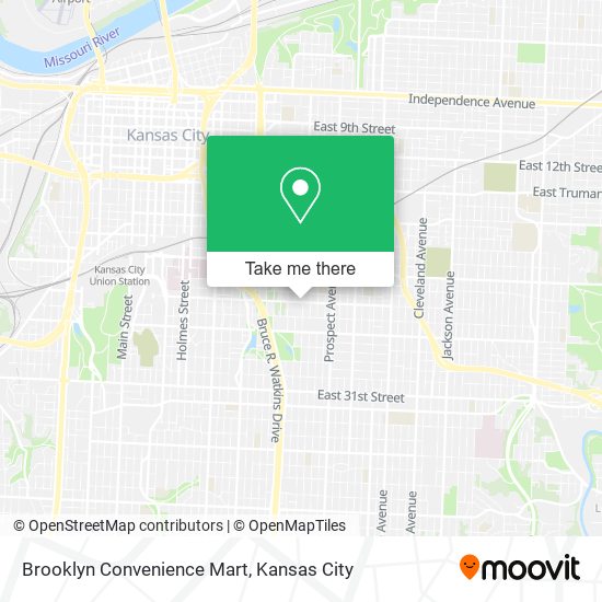 Mapa de Brooklyn Convenience Mart