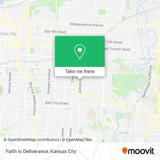 Faith Is Deliverance map