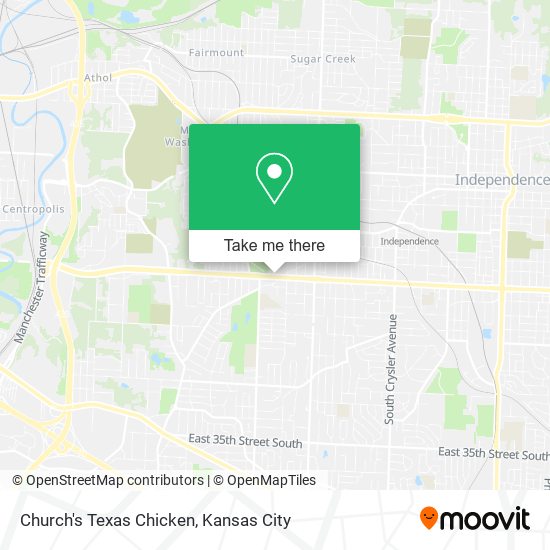 Church's Texas Chicken map