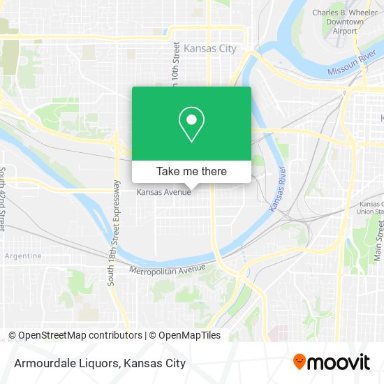 Armourdale Liquors map