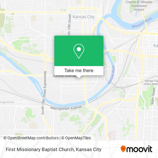 First Missionary Baptist Church map