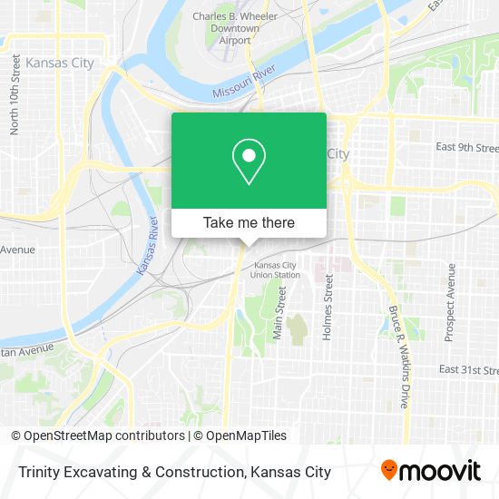 Trinity Excavating & Construction map