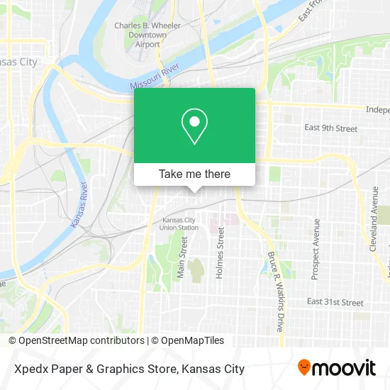 Mapa de Xpedx Paper & Graphics Store