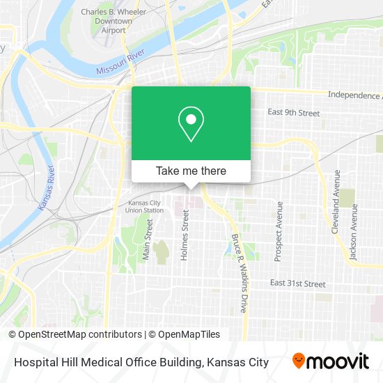 Mapa de Hospital Hill Medical Office Building