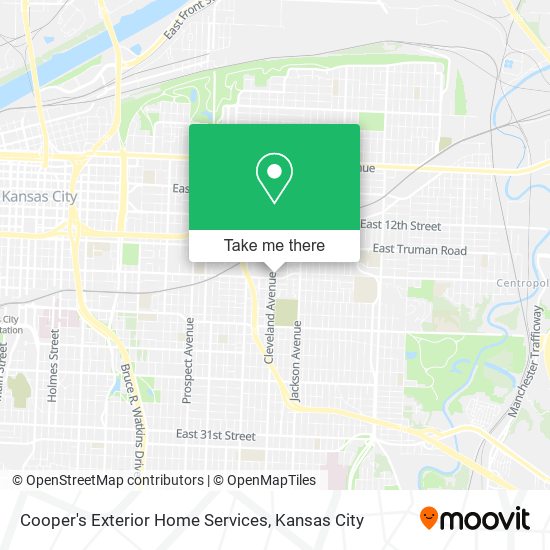 Cooper's Exterior Home Services map