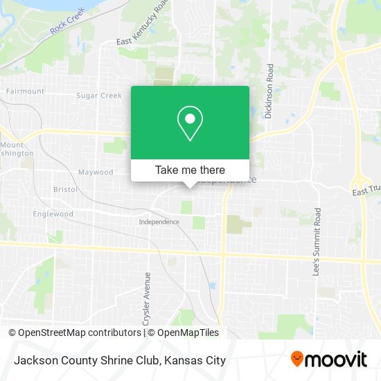 Mapa de Jackson County Shrine Club