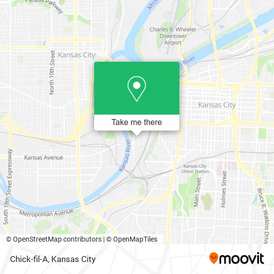 Chick-fil-A map