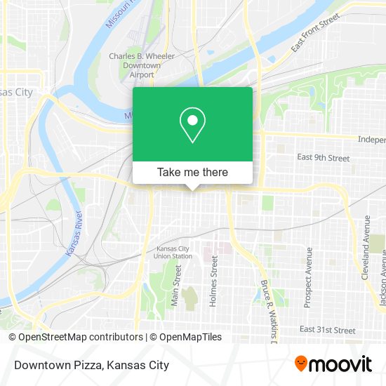 Downtown Pizza map