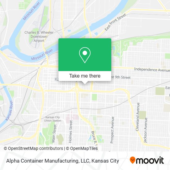 Alpha Container Manufacturing, LLC map