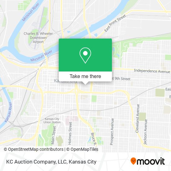 KC Auction Company, LLC map