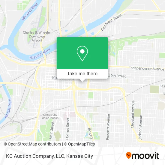 KC Auction Company, LLC map