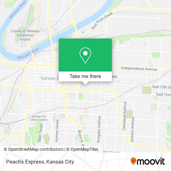 Mapa de Peach's Express