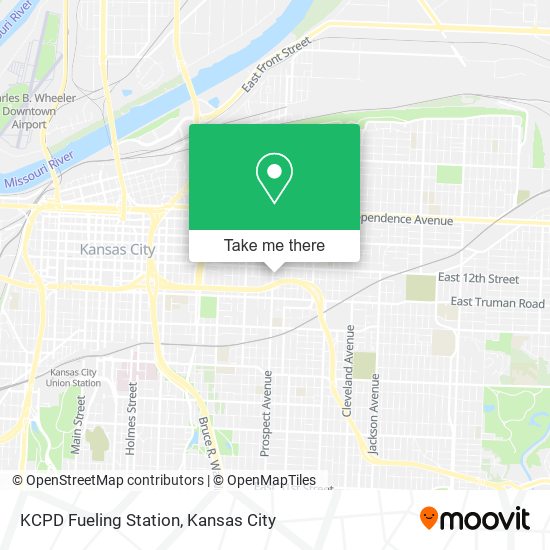 KCPD Fueling Station map