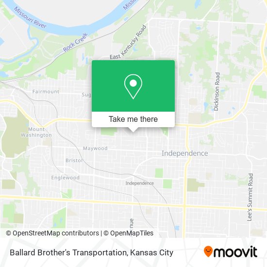 Ballard Brother's Transportation map