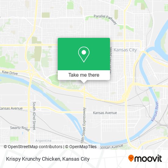 Krispy Krunchy Chicken map