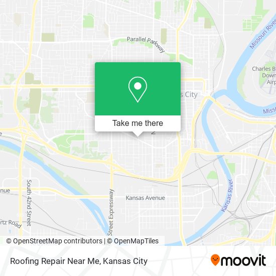 Mapa de Roofing Repair Near Me